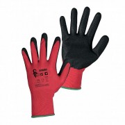 MEPAC CZ s.r.o. - Povrstvené rukavice Alvaros červeno-černé 8
