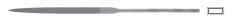 MEPAC CZ s.r.o. - Švýcarský jehlový pilník plochý se špičkou,L=140mm, 4,5x1,1mm, sek 2