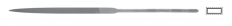MEPAC CZ s.r.o. - BAITER-švýcarský jehlový pilník plochošpičatý L=160mm 5,4x1,2mm, prac.část 80mm, sek 4
